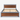 Room & Board Wood & Metal Queen Bed with Trundle: front view, rendered from our photos of this piece