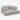 Joybird Bryant Daybed: left side view, rendered from our photos of this piece