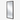 Cantoni Rectangular Floor Mirror: right side view, rendered from our photos of this piece