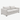 West Elm Square Arm 2-Cushion Sofa: left side view, rendered from our photos of this piece