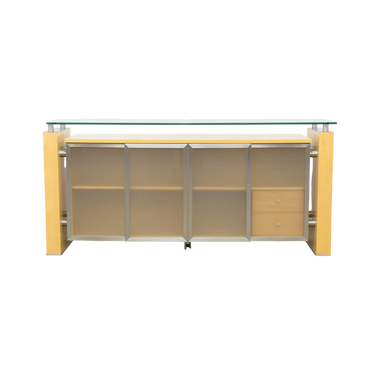 buy Dakota Jackson Dakota Jackson Glass-Top Sideboard Cabinet online