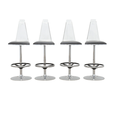 shop H Studio H Studio Trigo Acrylic Swivel Bar Stools online