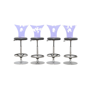 buy H Studio H Studio Whiz Acrylic Swivel Bar Stools online