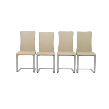 shop Italstudio Italstudio Leather Cantilever Dining Chairs online