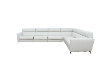 buy Natuzzi Natuzzi Italia Leather Power Reclining Sectional Sofa online