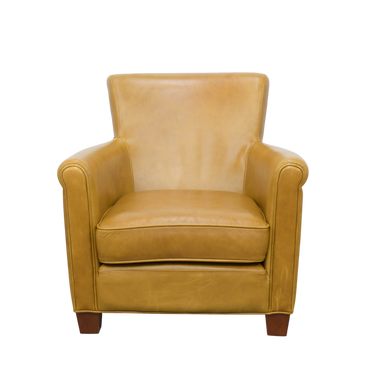 buy Pottery Barn Pottery Barn Irving Roll Arm Caramel Leather Chair online