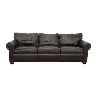 shop Restoration Hardware Restoration Hardware Original Lancaster Leather Sofa online