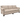 Bernhardt Foster Sofa: left view, rendered from real photos
