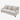 Baker Barbara Barry 3-Cushion Sofa: right side view, rendered from our photos of this piece