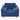 Article Sven Blue Velvet Lounge Chair: high-angle view, rendered from our photos of this piece