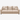 Donghia Low Arm Upholstered Sofa: high-angle view, rendered from our photos of this piece