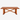 Room & Board Cherry Trestle Dining Table: front view, rendered from our photos of this piece