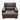Baronet Leather Armchair: high-angle view, rendered from our photos of this piece