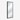 Cantoni Rectangular Floor Mirror: left side view, rendered from our photos of this piece