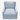 Ambella Home Sonoma Light Blue Swivel Chair: high-angle view, rendered from our photos of this piece