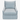 CR Laine Enzo Blue Striped Swivel Chair: high-angle view, rendered from our photos of this piece