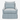 CR Laine Enzo Blue Striped Swivel Chair: high-angle view, rendered from our photos of this piece