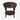 Ethan Allen Round Wood End Table with Drawer: front view, rendered from our photos of this piece